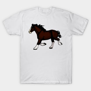 Dark Horse Trotting T-Shirt